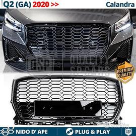 GRIGLIA per Audi Q2 SQ2 dal 2020 NIDO D'APE Nero L