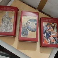 libro la Bibbia di Gerusalemme tre volumi.