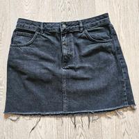 Minigonna in denim nero - Subdued