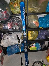 Sci con attacchi Head 163 cm