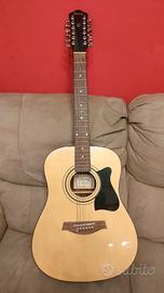 chitarra acustica 12 corde Ibanez