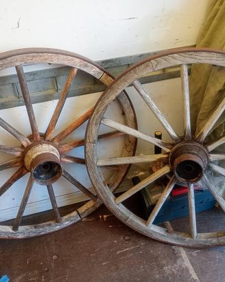 coppia Ruote Vintage 