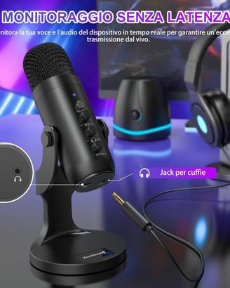 Zealsound Microfono PC, Microfono a Condensatore