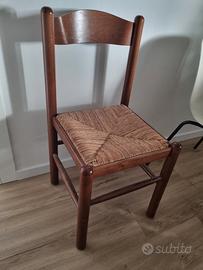 sedia in legno