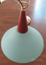 Lampadario color verde acqua