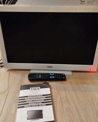 TV/Monitor 22" Thes bianco  con decoder
