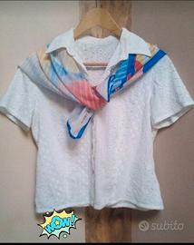 Camicetta vintage pizzo San Gallo