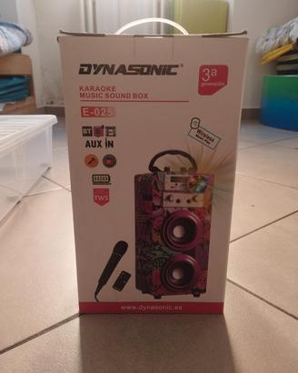 Cassa karaoke bluetooth Dynasonic 
