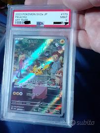 Carta pokemon illustrazione pikachu 151 n173/165