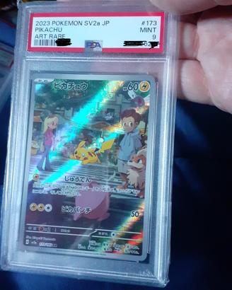 Carta pokemon illustrazione pikachu 151 n173/165