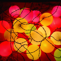 Luci albero Natale anni 60 palline