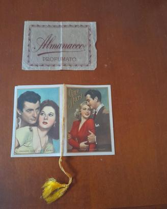 CALENDARIETTO DA BARBIERE "CINESTARS" 1953