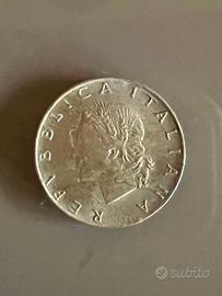 RARA MONETA DA 20 Lire 1980 CON ERRORE DI CONIO