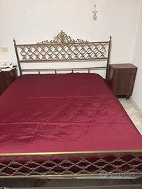 Letto matrimoniale in ottone