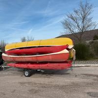 Canoe 2 e piu posti per noleggio