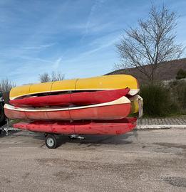 Canoe 2 e piu posti per noleggio