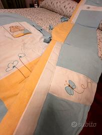 Piumino e paracolpi lettino baby