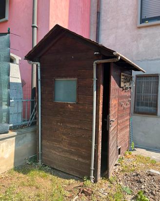 casetta di legno da giardino