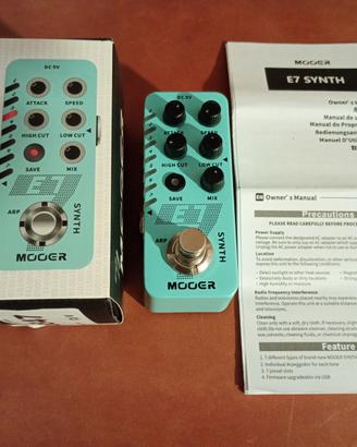 Effetto a pedale Mooer E7 synth