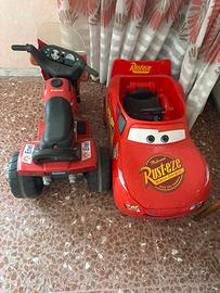 Auto moto elettrica per bambini saetta e ducati