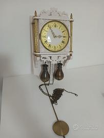 Orologio pendolo Zaandam olandese Warmink laccato