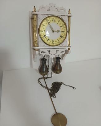 Orologio pendolo Zaandam olandese Warmink laccato