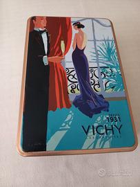 Scatola latta vintage Vichy Laboratoires 