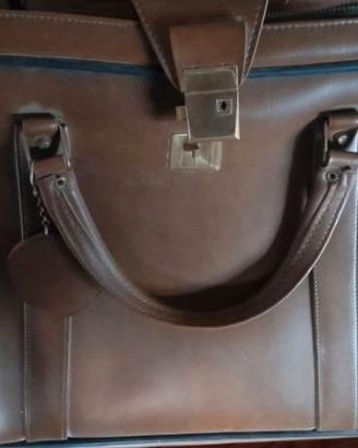 Valigia vintage in pelle