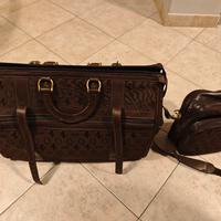 Valigia e borsello Ferrari Vintage