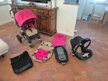 Kit completo trio seggiolone e lettino