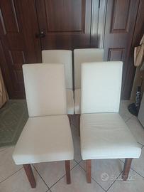 4 sedie legno