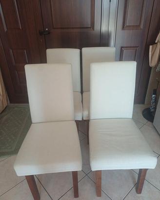 4 sedie legno