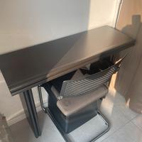 Tavolo nero pieghevole