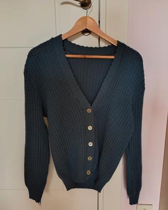 Cardigan donna blu L