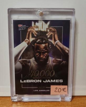 Carta Nba Topps Now LeBron James 40k Carrier point