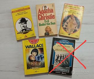 Set 4 libri gialli