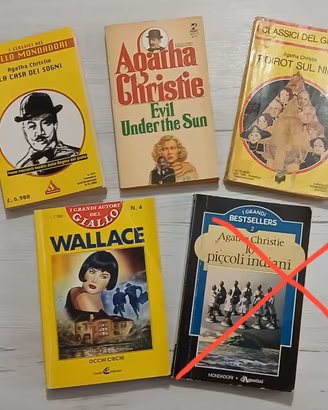 Set 4 libri gialli