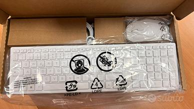 HP 310 - COMBO KEYBOARD E MOUSE CON FILO - BIANCO 