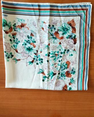 foulard seta vintage Fiorio