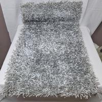 Tappeto Shaggy Grigio - Stile Moderno - 114x62 CM