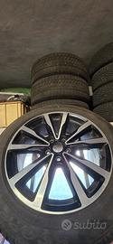 4 cerchi ford kuga originali con gomme invernali