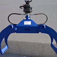 Pinza Legna 80cm +Rotatore Idraulico 15qli