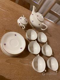 servizio da caffè/tè in porcellana  collezionismo