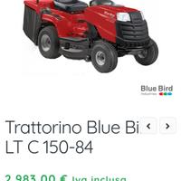 Trattorino Taglia erba