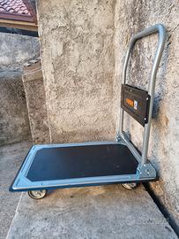 carrello con piattaforma pieghevole