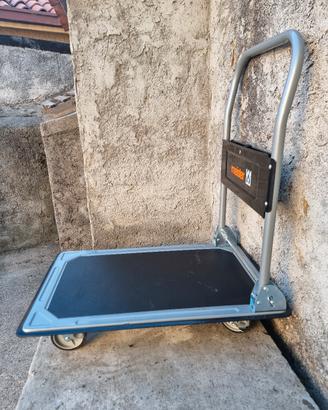 carrello con piattaforma pieghevole