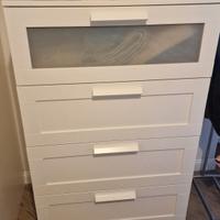 BRIMNES
Cassettiera con 4 cassetti 78x46x124 cm
