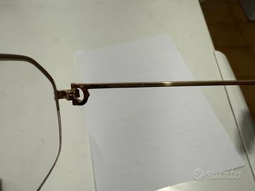 Occhiali Cartier CT01140 originali. Oro