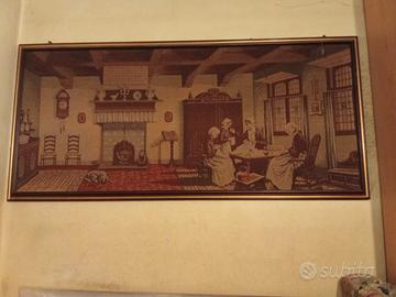 grande arazzo vintage 