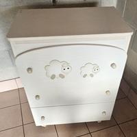 lettino e fasciatoio azure